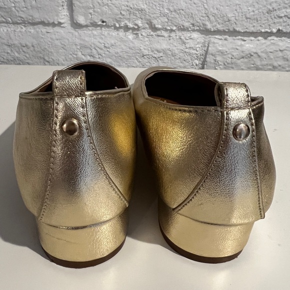 H&M GOLD BALLET HEELS WOMEN'S SIZE 36/5.5 - Picture 8 of 12